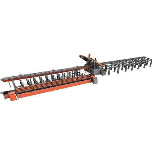 Linea di produzione a barra in acciaio CNC Lyjqts-600 Diametro 16-50